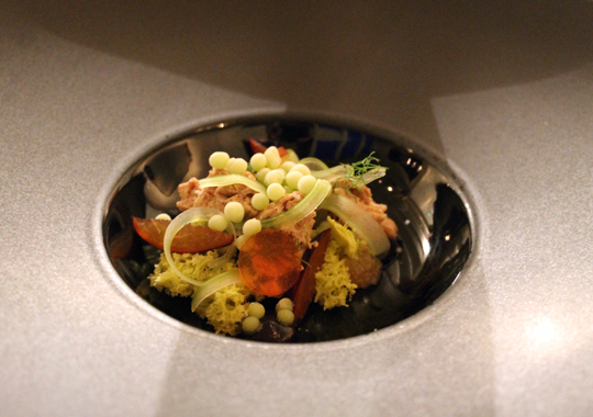 Chicken liver never looked so dazzling.