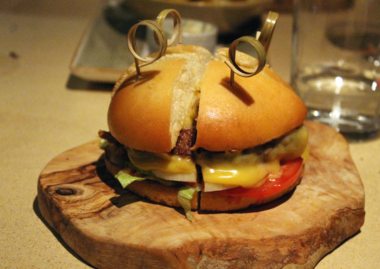 The Fog City burger.