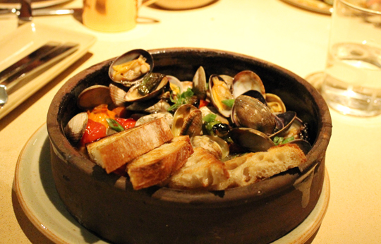 Sake-butter clams.