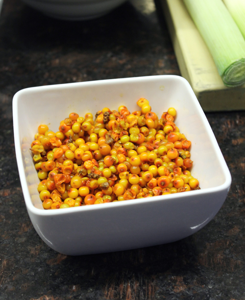 What is sea buckthorn? A berry-like fruit that's juicy, tart and high in Vitamin C.