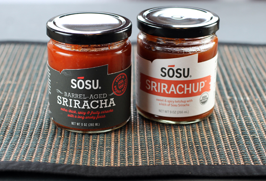 Two products in the Sosu Sauces line.