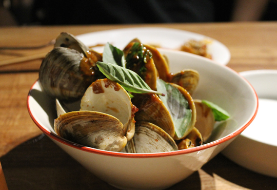 Big, bountiful clams.