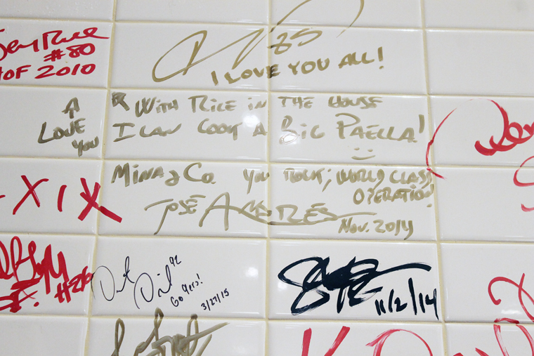 How many other famous signatures can you spot?