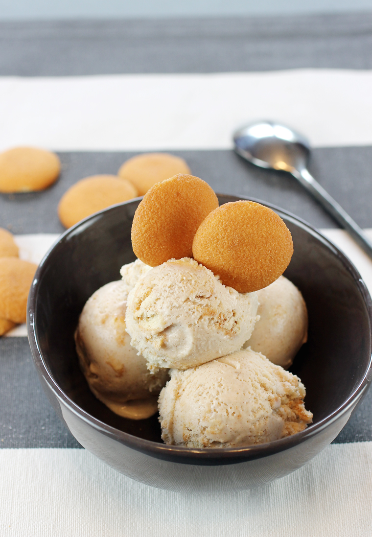 Bananas and cookies make this ice cream old-fashioned delicious.