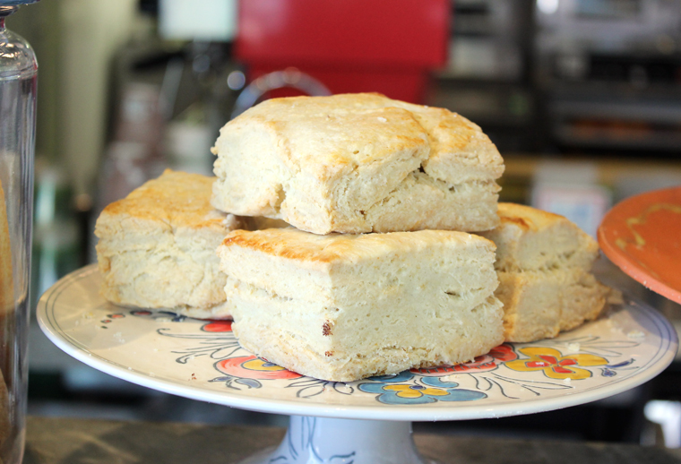 Big, tender biscuits that sell out fast.