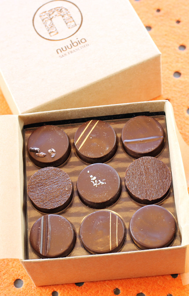 Nuubia's boxed chocolates.