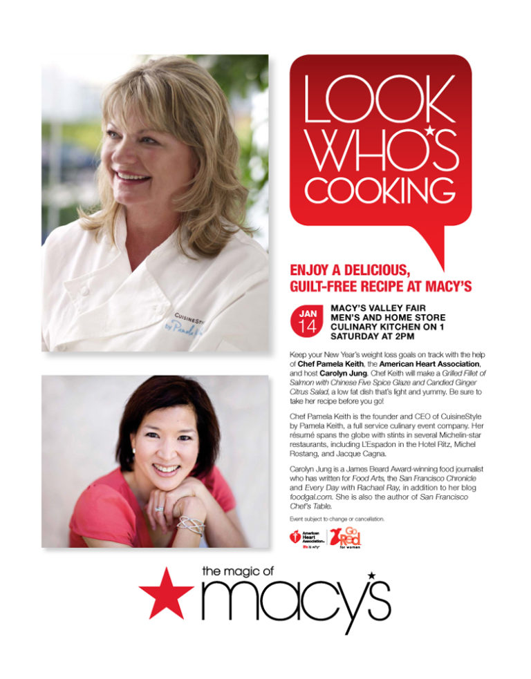 Join the Food Gal, Chef Pamela Keith and the American Heart Association