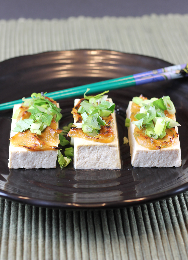Tofu -- as pretty and tasty as it gets.