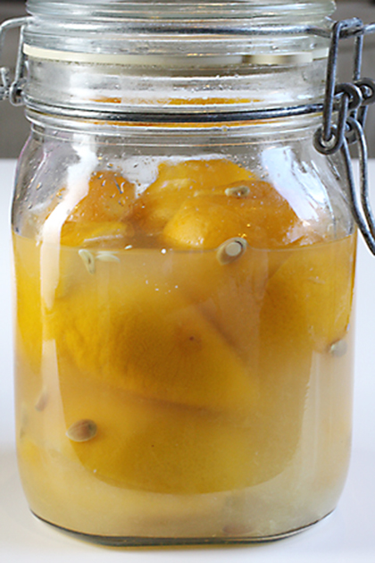My new batch of preserved lemons in the making.