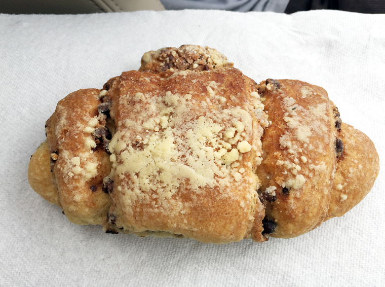 The one and only chocolate chip danish.