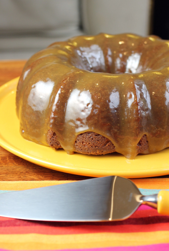 Back in the Day — Brown Sugar Bundt Cake with Butterscotch Glaze Food Gal