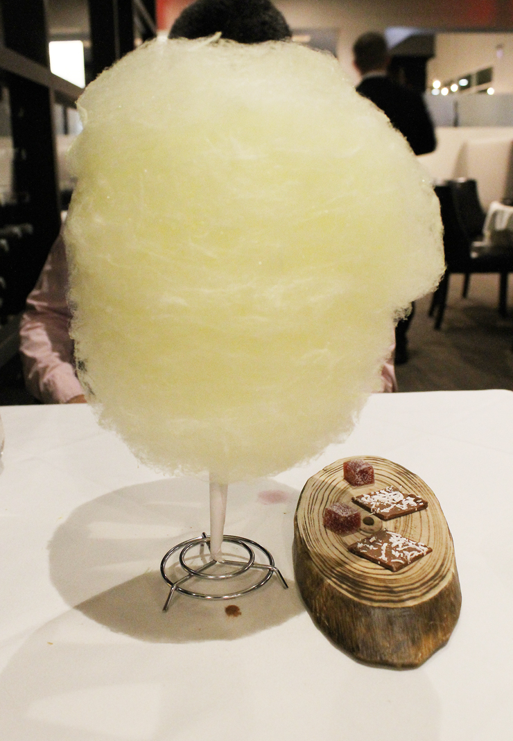 What would Alexander's Steakhouse be without its famed cotton candy?