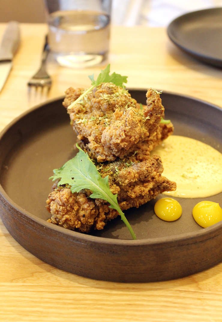 Irresistible curry-dusted fried chicken at Bird Dog.