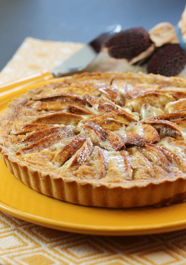 Thankful For Apple Custard Tart Food Gal