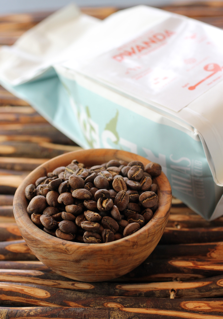 Rwanda beans from Atlas Coffee Club.