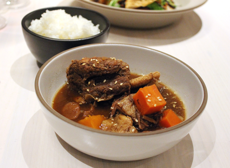 Korean short rib stew.