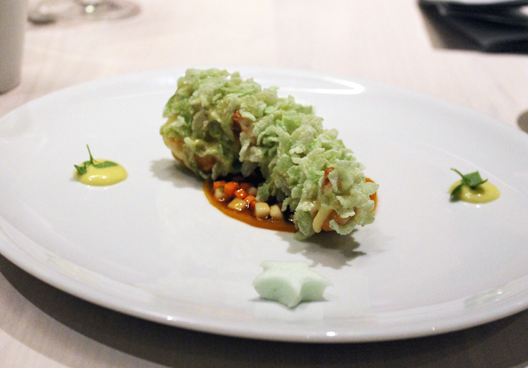 Behold, the wasabi lobster.