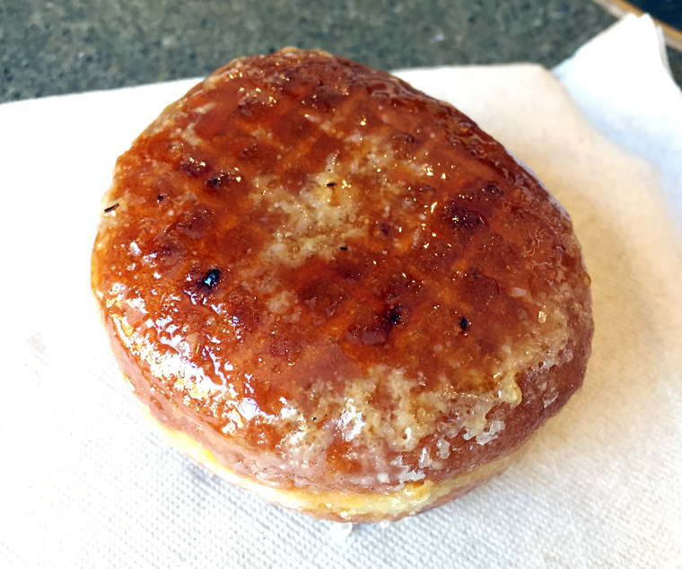 Presenting the Creme Brulee donut.
