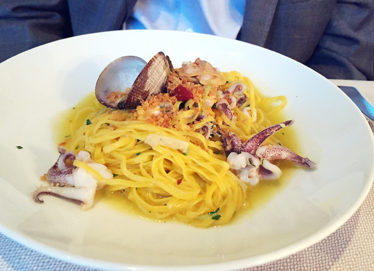 A superb seafood pasta.