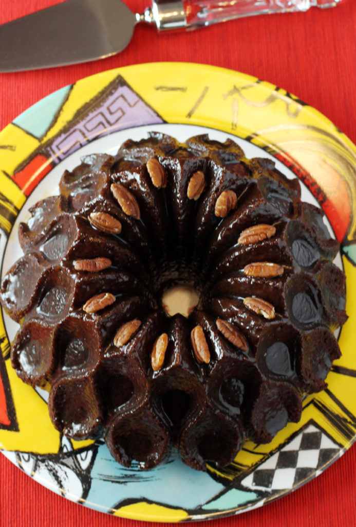 Molasses Bundt Cake with Bourbon Caramel Sauce From Baker’s Royale