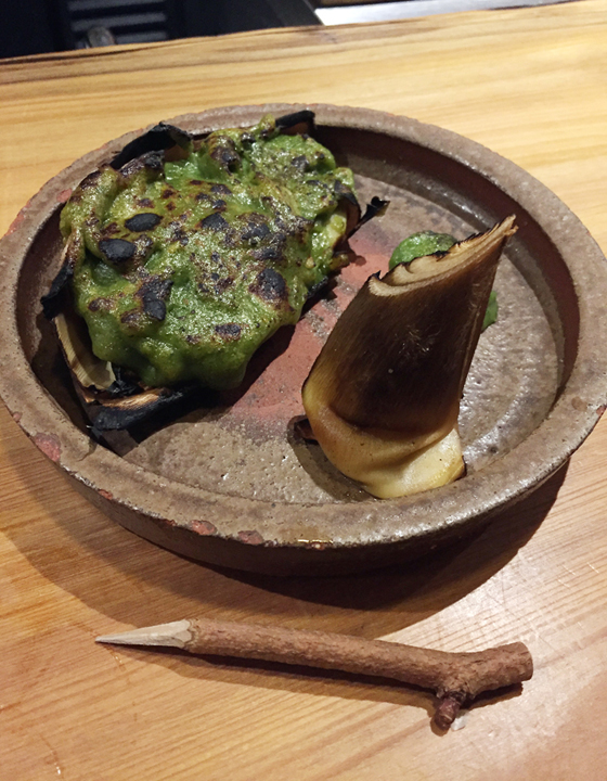 The creature from the green lagoon? Nope, one of the most interesting dishes I had this year.