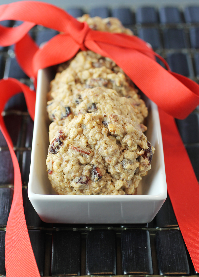 With three types of oatmeal in these cookies, they are practically health food. OK, maybe not...