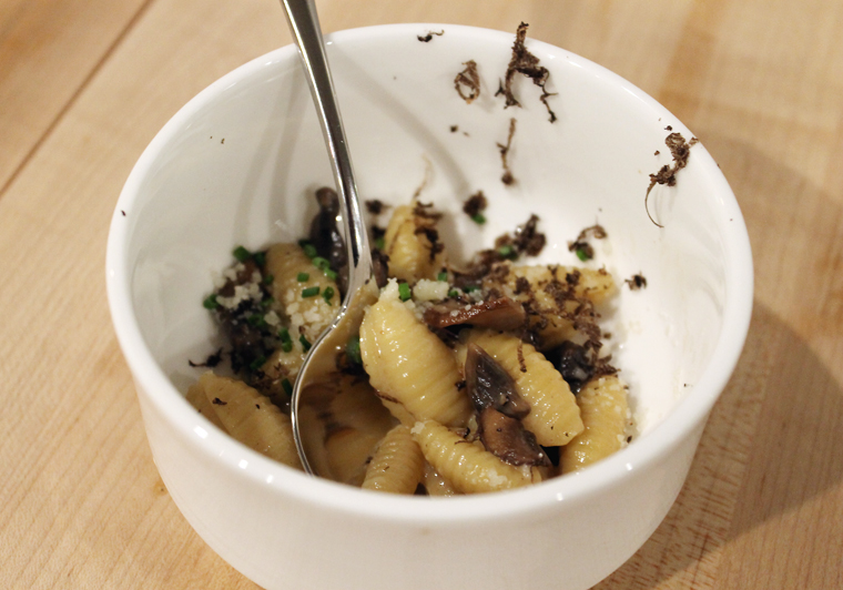 ou can never go wrong with a little black truffle on pasta.