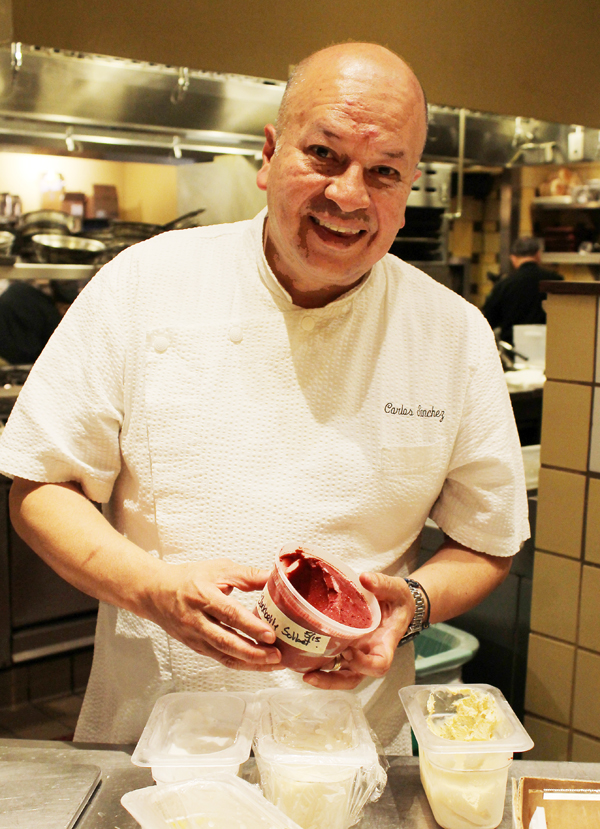 Pastry Chef Carlos Sanchez, who has been with Parcel 104 since the start.