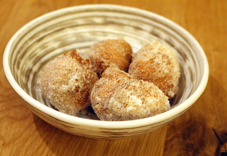 Irresistible warm donuts.