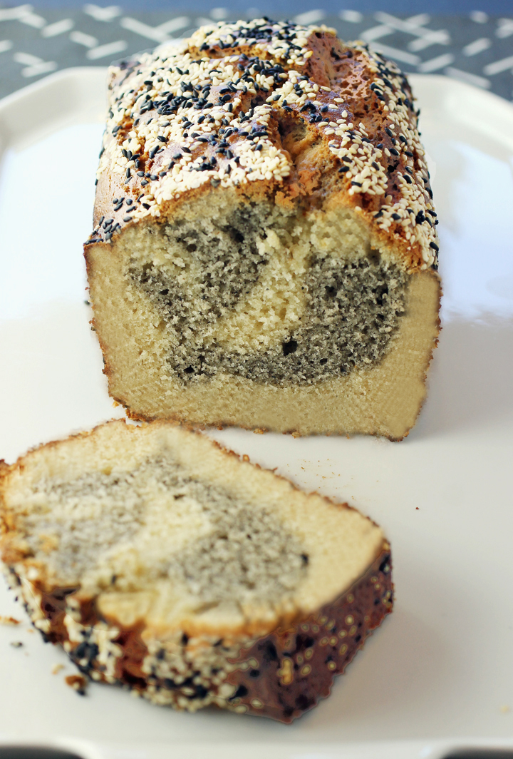 The taste of sesame galore in this tea cake made with a new artisan tahini.
