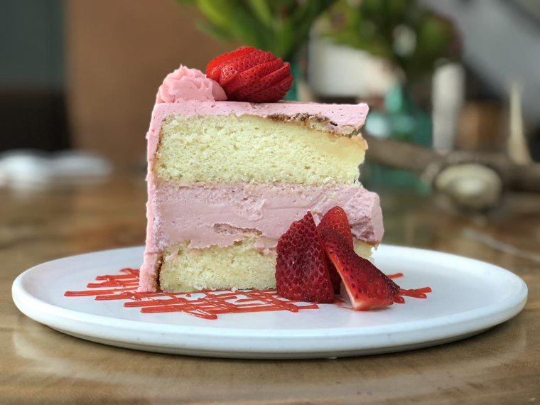 Strawberry Tall Cake. (Photo courtesy of Bluestem Brasserie)