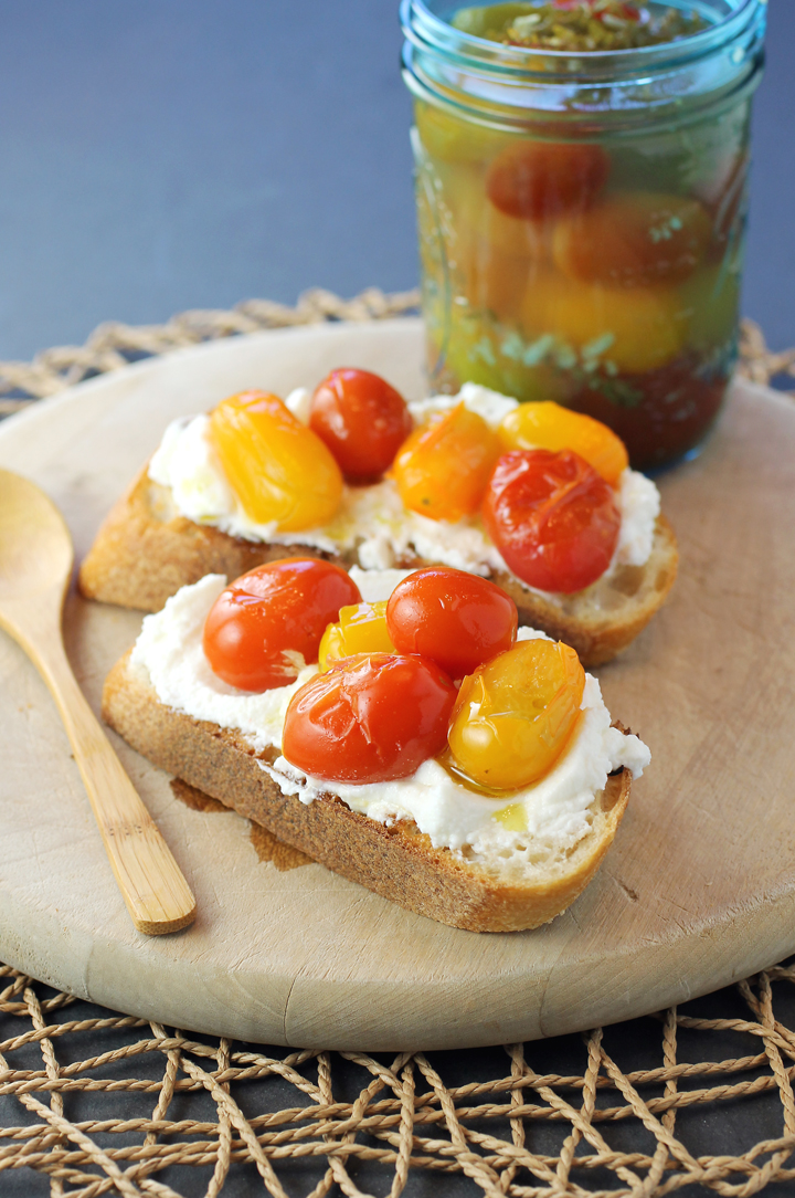 Add ricotta to your equation of bread plus tomatoes for a summer treat.