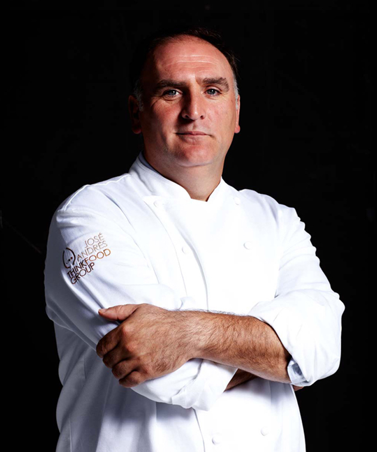 Chef Jose Andres. (photo courtesy of the Think Food Group)