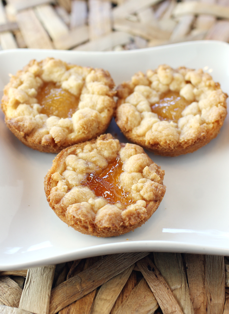 A variation on the usual thumbprint cookies, and made with Jamnation jams.
