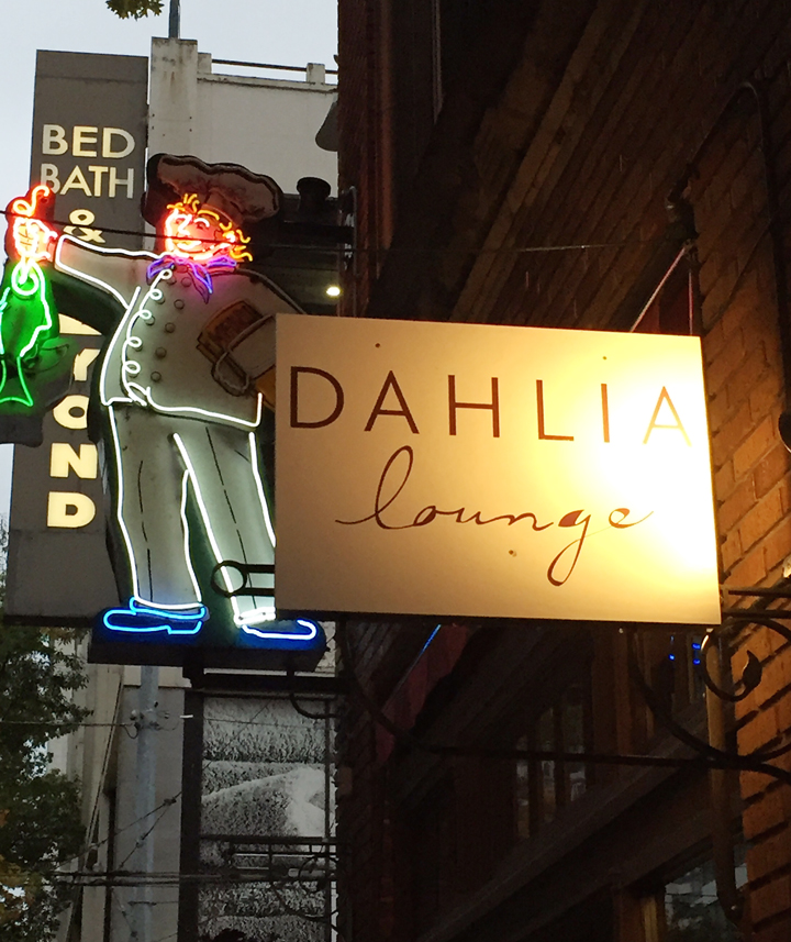 It's right next to Dahlia Bakery.