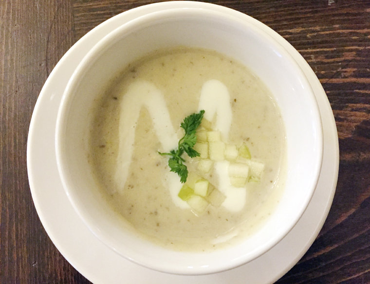 Winter was made for this sunchoke soup.