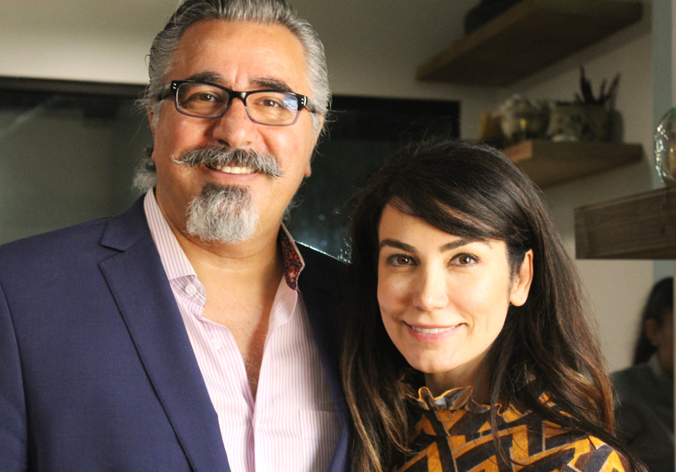 Consultant Hoss Zare and Owner Mehrasa Bagheri.