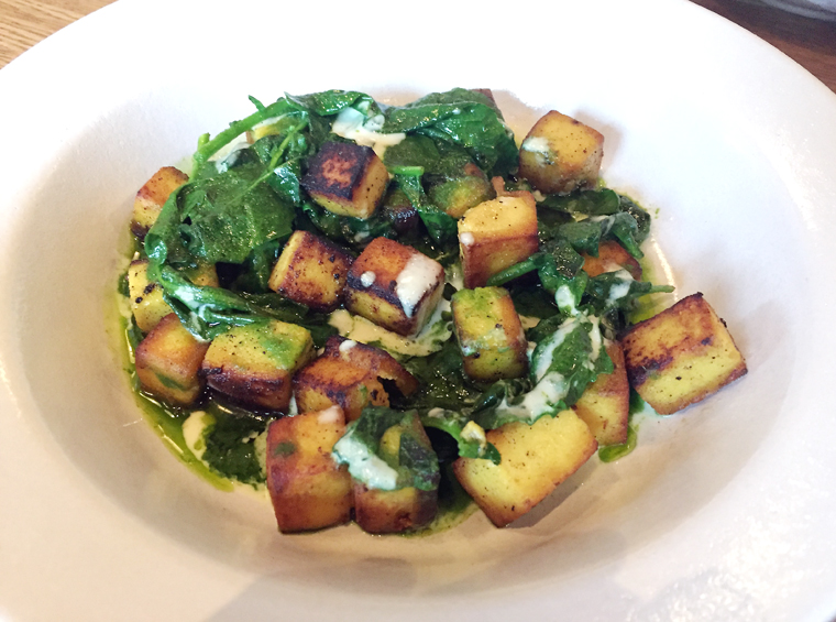 India meets France in this panisse dish.