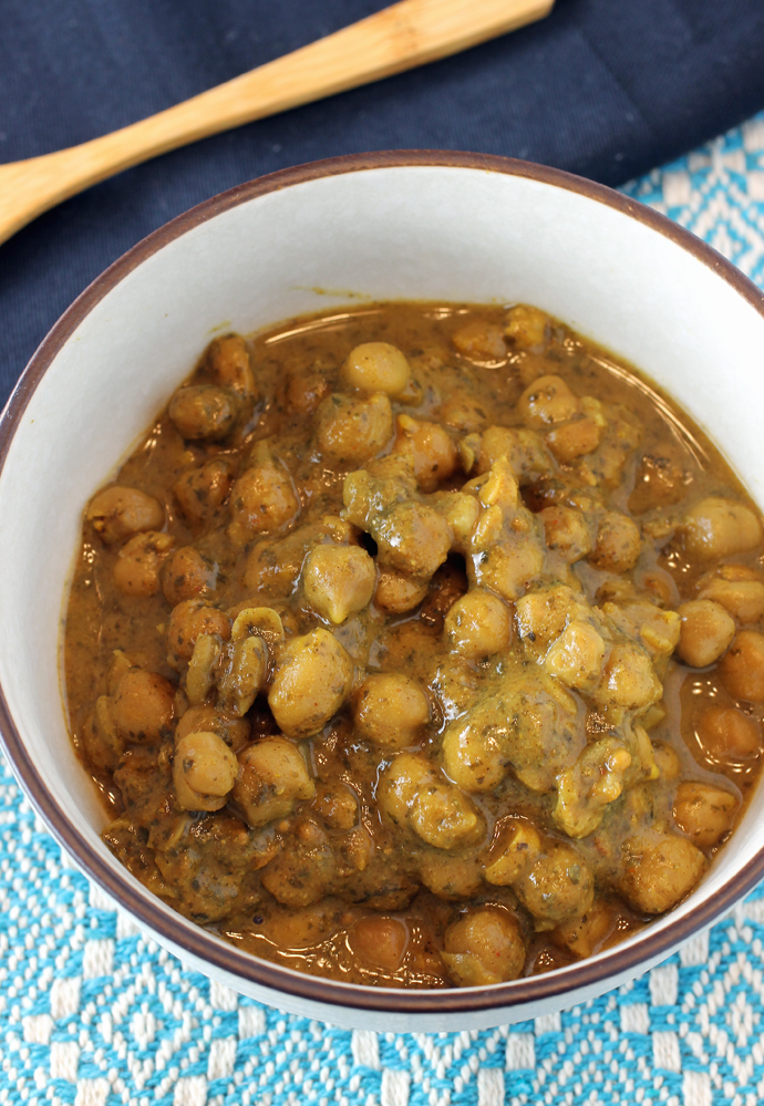 Chickpeas that are so aromatic and satisfying.
