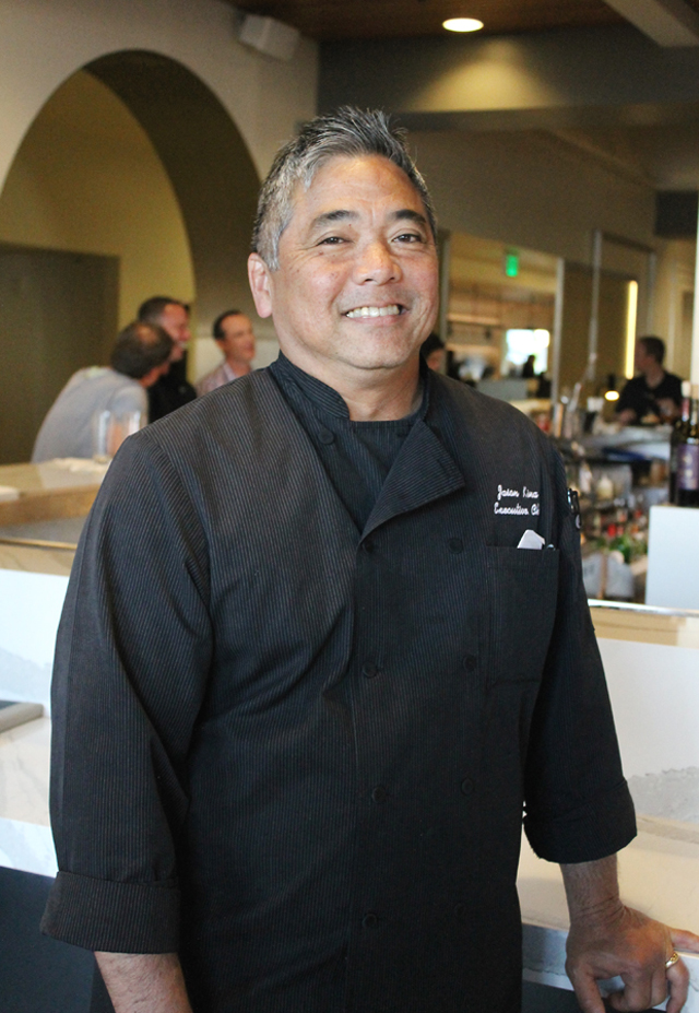 Chef Jason Kina helms the new restaurant, a sister establishment to the hotel's Parcel 104.