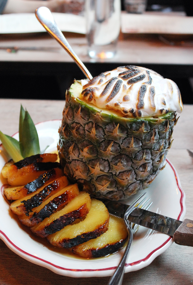 How about a little pineapple -- OK, a lot of pineapple -- to finish the night?