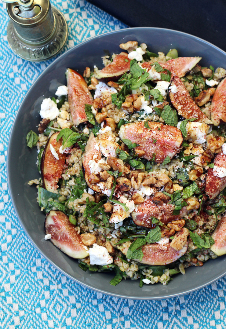 The two F's: figs and freekeh.