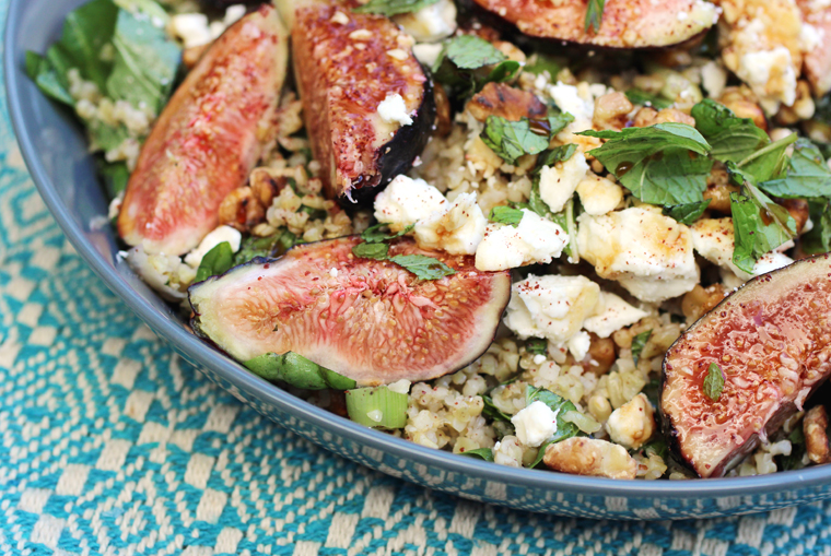 If you're a fig fanatic, feel free to add a few extra to the salad -- so no fights break out.