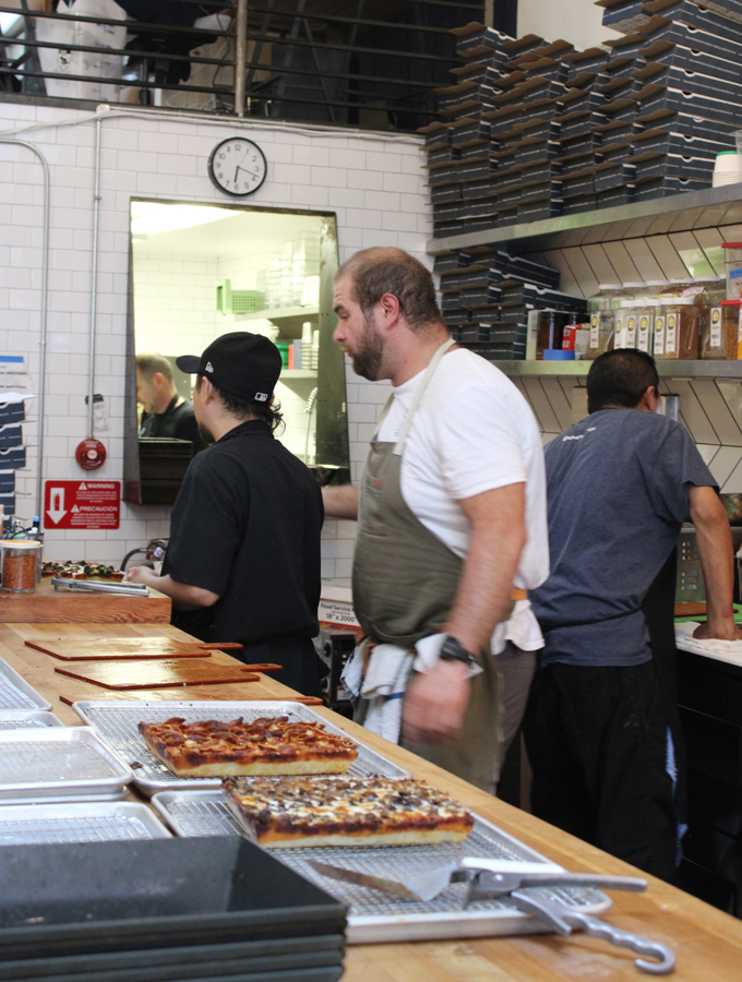 The mostly open kitchen.