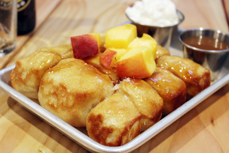 Monkey bread for dessert.