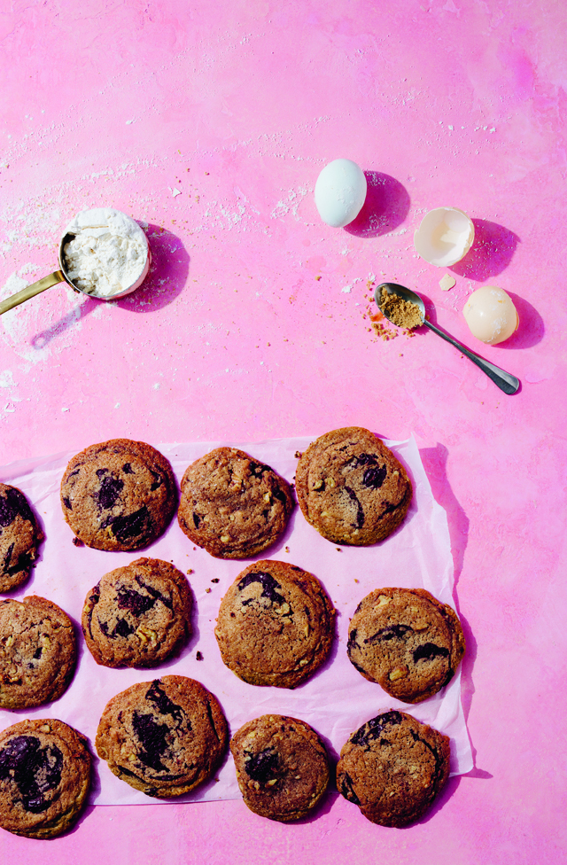 Chocolate chip cookies made with leaf lard from Local Butcher Shop in Berkeley. (Photo by Eva Kolenko)