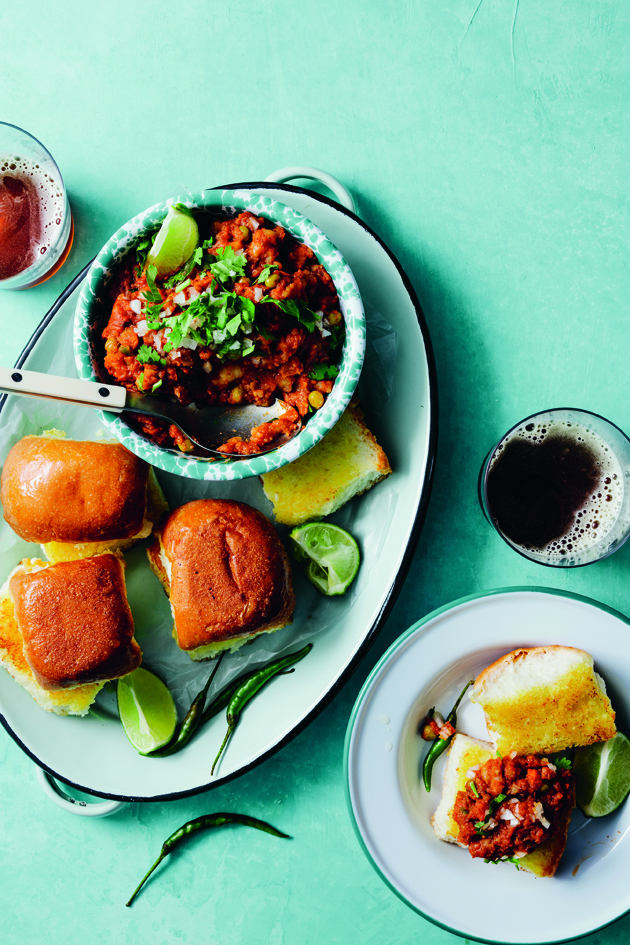 Pav Bhaji from the Bay Area's Curry Up Now. (Photo by Eva Kolenko)