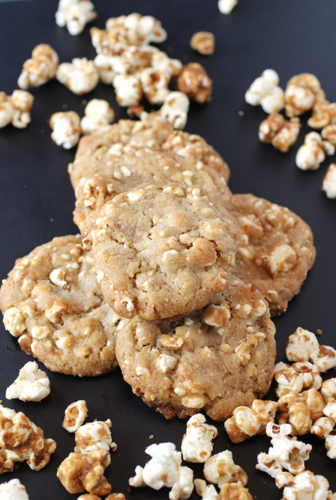 And end up with Caramel Popcorn Cookies!