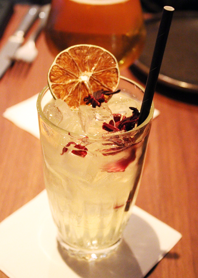 Gin + Kumquat cocktail.