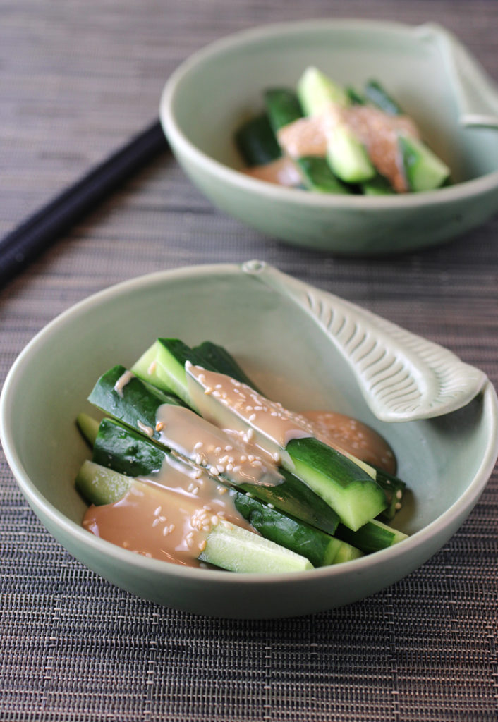 Refreshing, loaded with sesame flavor, and a snap to make in about 5 minutes.